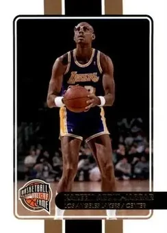 2010 Panini Hall of Fame #1 - Kareem Abdul-Jabbar - Los Angeles Lakers