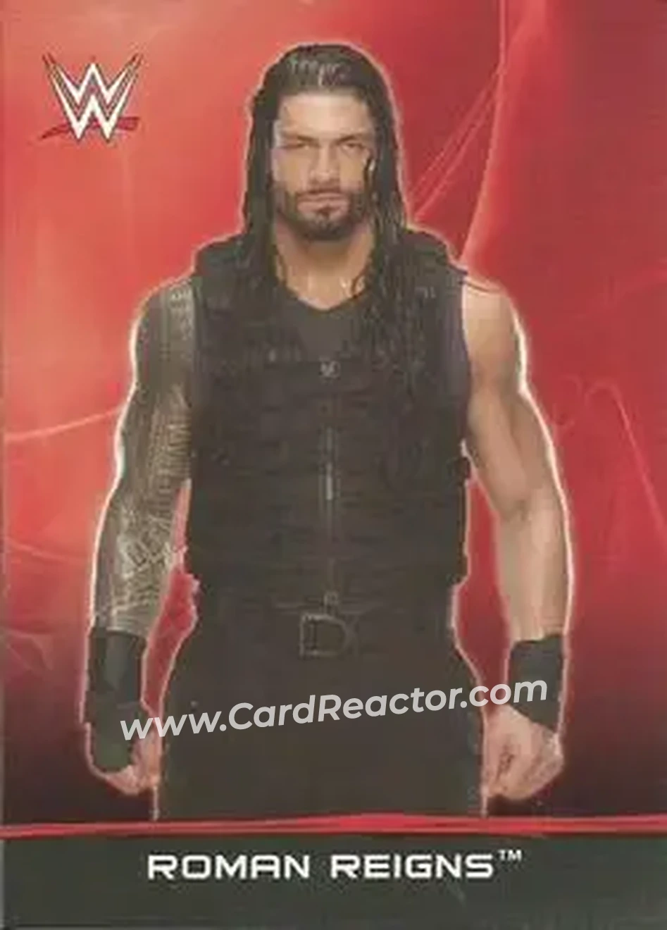 2015 Topps WWE Ringside Relic Dog Tags Inserts #20 - Roman Reigns