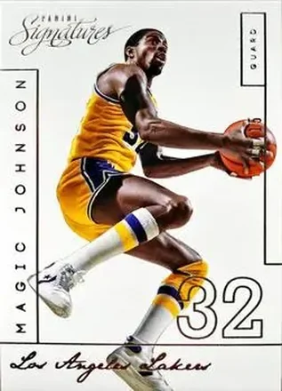 2013-14 Panini Signatures #212 - Magic Johnson - Los Angeles Lakers