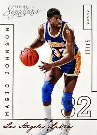 2013-14 Panini Signatures #215 - Magic Johnson - Los Angeles Lakers