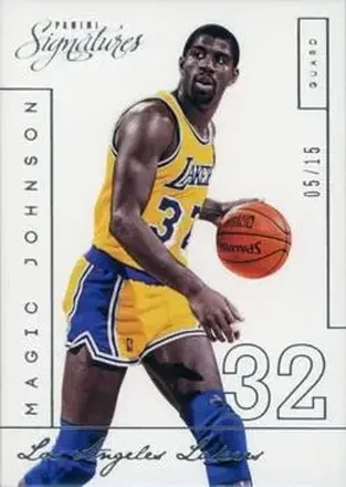 2013-14 Panini Signatures #220 - Magic Johnson - Los Angeles Lakers