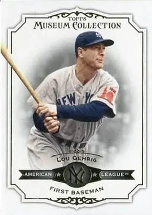 2012 Topps Museum Collection #22 - Lou Gehrig - New York Yankees