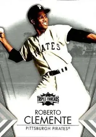 2012 Topps Triple Threads #6 - Bob Clemente - Pittsburgh Pirates
