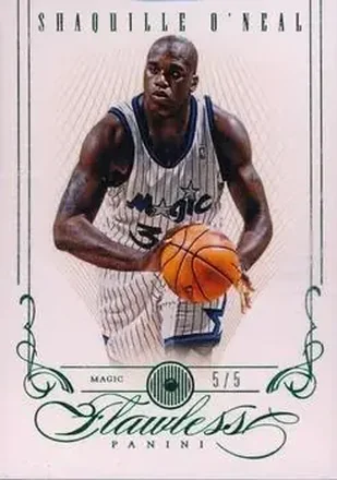 2012-13 Panini Flawless - Emerald #85 - Shaquille O'Neal - Orlando Magic