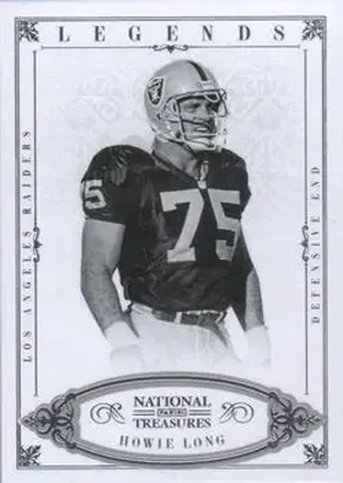 2012 Panini National Treasures #141 - Howie Long - Los Angeles Raiders