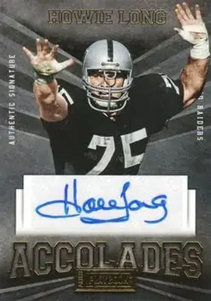 2012 Panini Playbook - Accolades Signatures #23 - Howie Long - Los Angeles Raiders