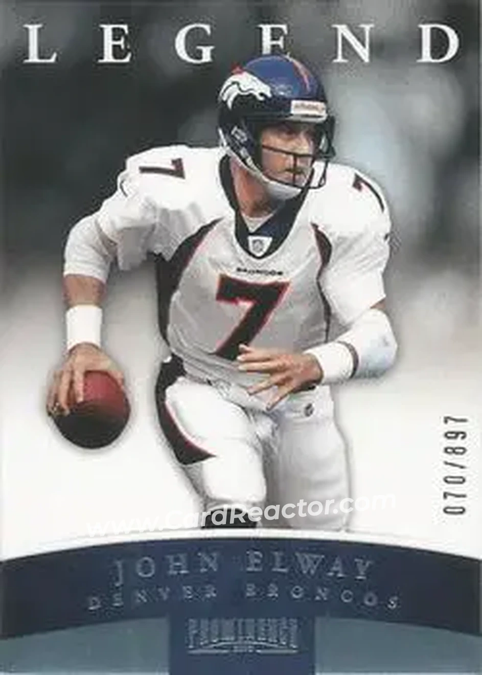 2012 Panini Prominence #123 - John Elway - Denver Broncos