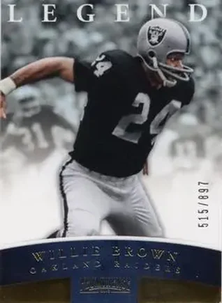 2012 Panini Prominence - Gold #150 - Willie Brown - Oakland Raiders