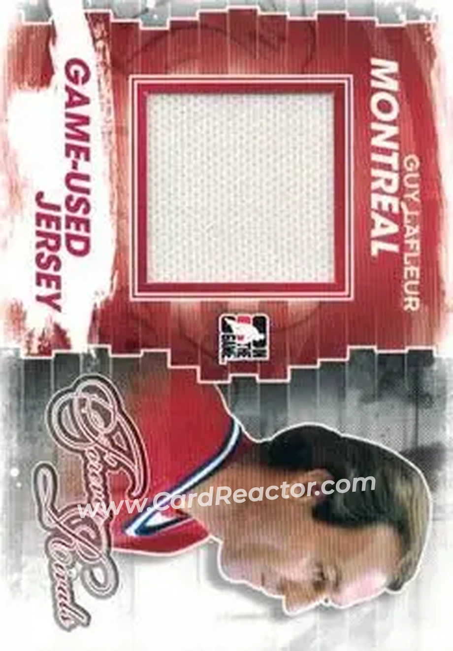 2012-13 In The Game Forever Rivals - Game Used Jerseys Blue/Red #M-37 - Guy Lafleur - Montreal Canadiens - Front