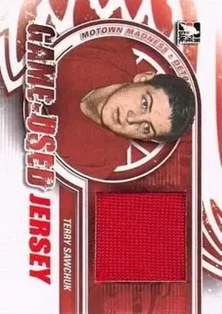 2012-13 In The Game Motown Madness - Game Used Jersey Red #M-41 - Terry Sawchuk - Detroit Red Wings