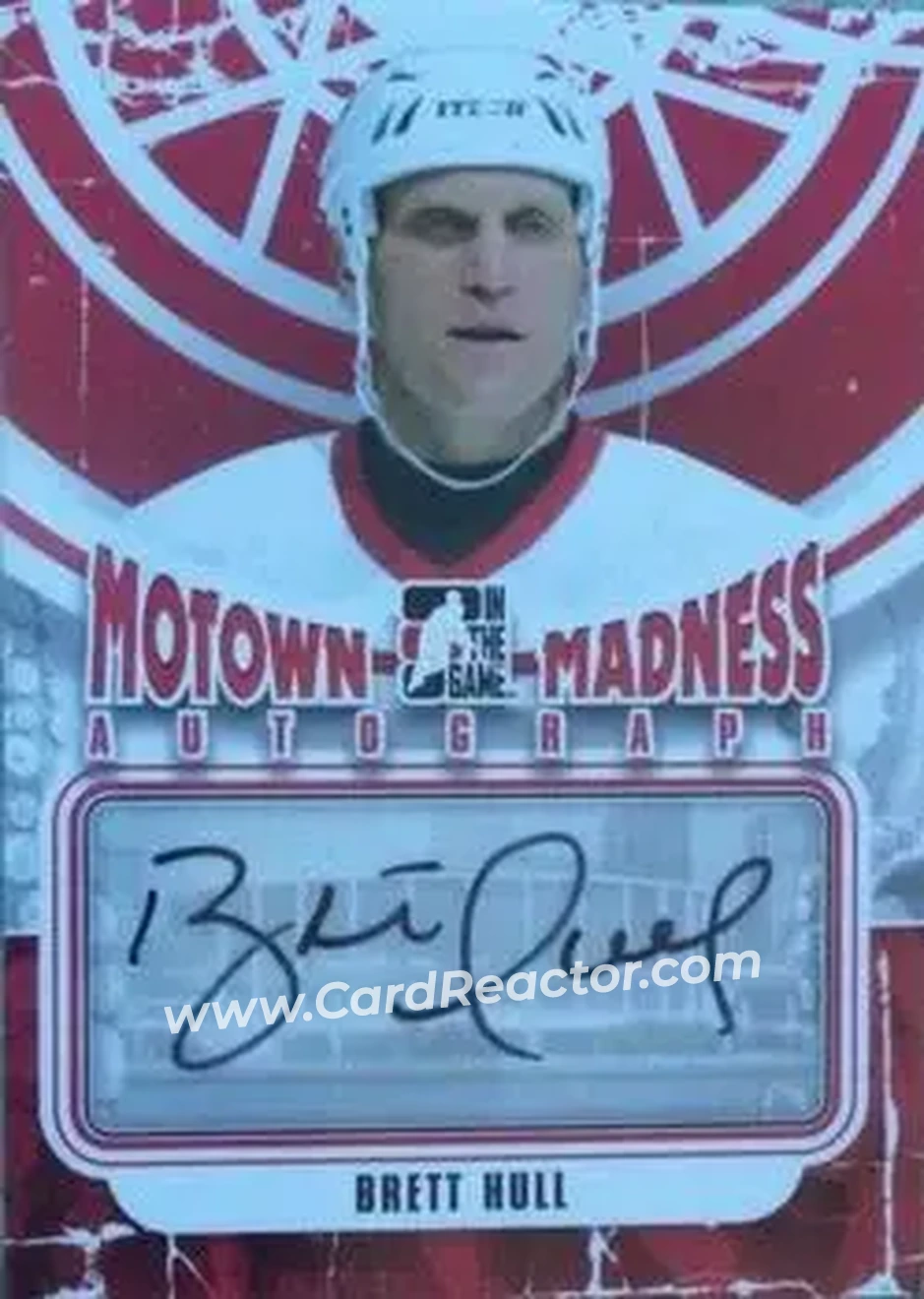 2012-13 In The Game Motown Madness - Autographs #A-BH - Brett Hull - Detroit Red Wings - Front 2012-13 In The Game Motown Madness - Autographs #A-BH - Brett Hull - Detroit Red Wings - Front