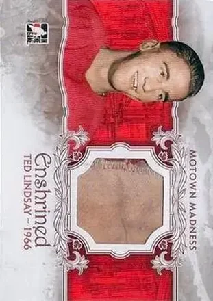 2012-13 In The Game Motown Madness - Enshrined Memorabilia #E-05 - Ted Lindsay - Detroit Red Wings