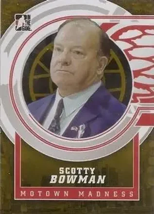 2012-13 In The Game Motown Madness - Gold #12 - Scotty Bowman - Detroit Red Wings