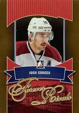 2012-13 In The Game Forever Rivals - Gold #47 - Josh Gorges - Montreal Canadiens