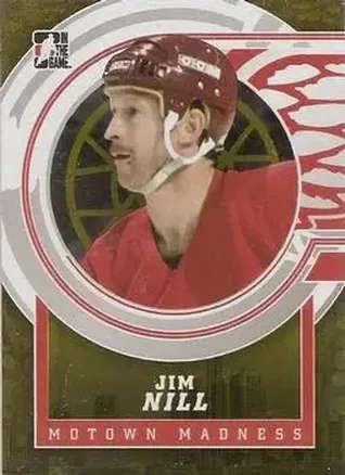 2012-13 In The Game Motown Madness - Gold #104 - Jim Nill - Detroit Red Wings