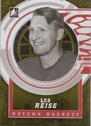2012-13 In The Game Motown Madness - Gold #121 - Leo Reise - Detroit Red Wings