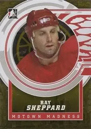 2012-13 In The Game Motown Madness - Gold #126 - Ray Sheppard - Detroit Red Wings