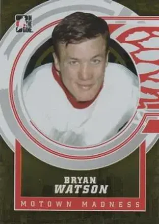 2012-13 In The Game Motown Madness - Gold #142 - Bryan Watson - Detroit Red Wings