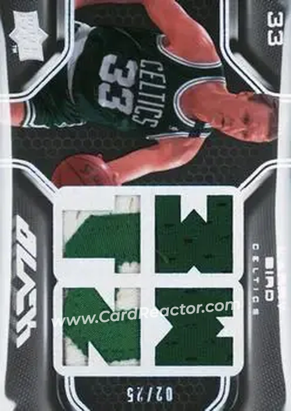 2008-09 UD Black #38 - Larry Bird - Boston Celtics