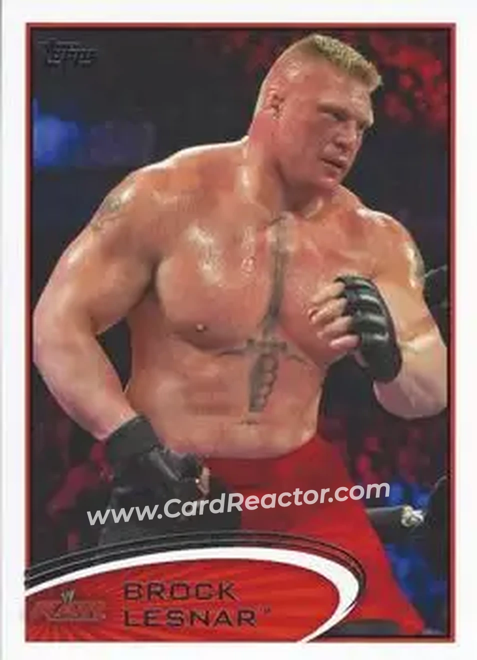 2012 Topps WWE #5 - Brock Lesnar
