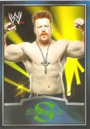 2012 Topps WWE Ringside Relic Dog Tags Inserts #3 - Sheamus