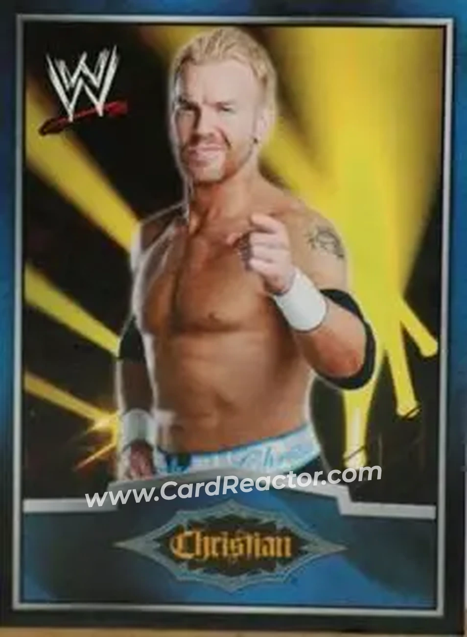 2012 Topps WWE Ringside Relic Dog Tags Inserts #9 - Christian Cage