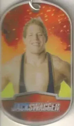 2012 Topps WWE Ringside Relic Dog Tags Inserts - Dog Tags #6 - Jake Hager