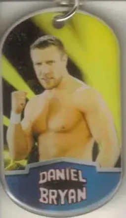 2012 Topps WWE Ringside Relic Dog Tags Inserts - Dog Tags #12 - Bryan Danielson