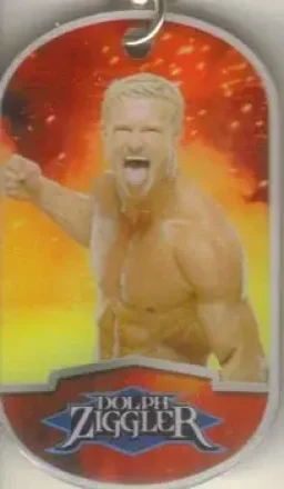 2012 Topps WWE Ringside Relic Dog Tags Inserts - Dog Tags #15 - Dolph Ziggler