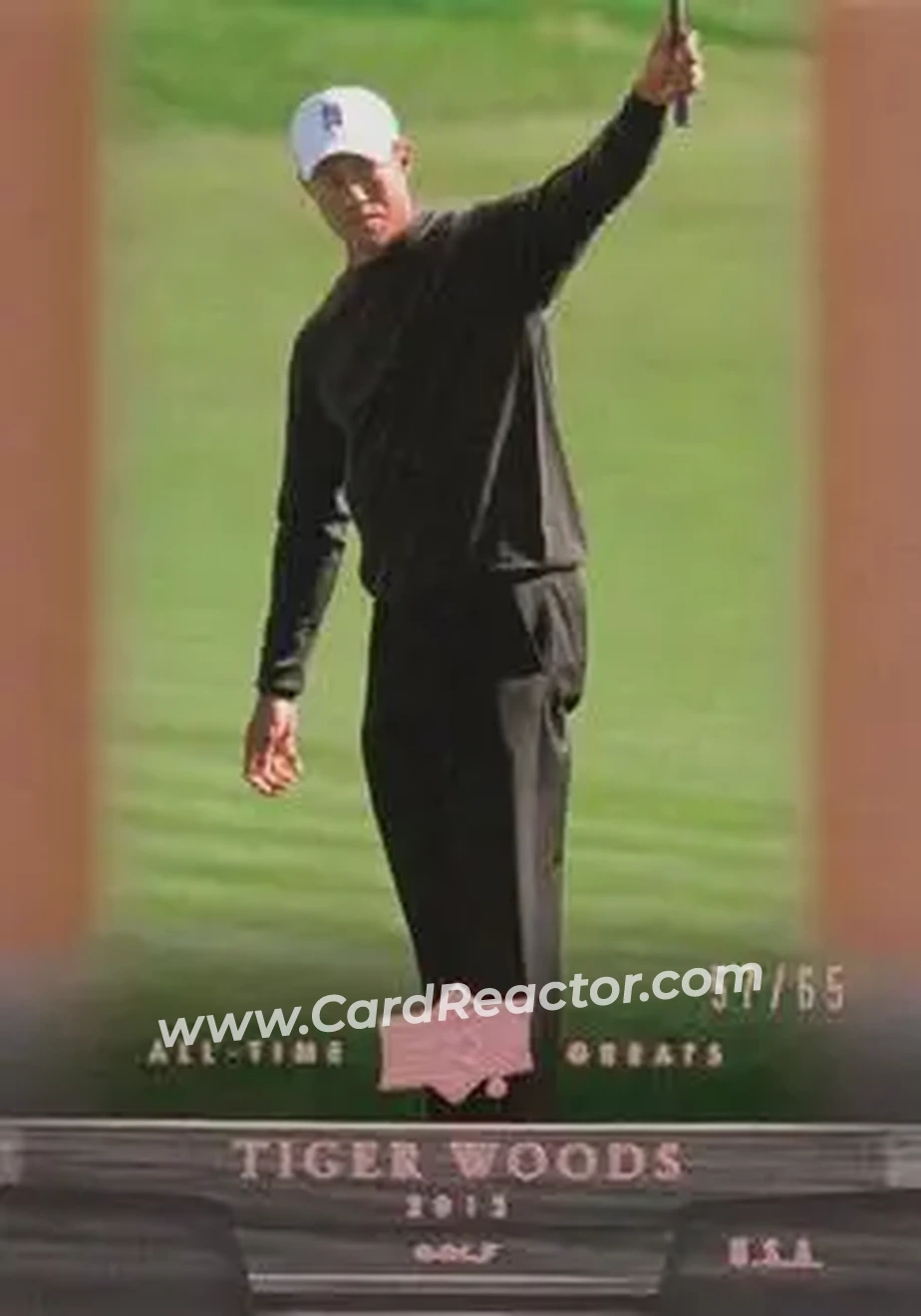 2012 Upper Deck All-Time Greats - Bronze #11 - Tiger Woods