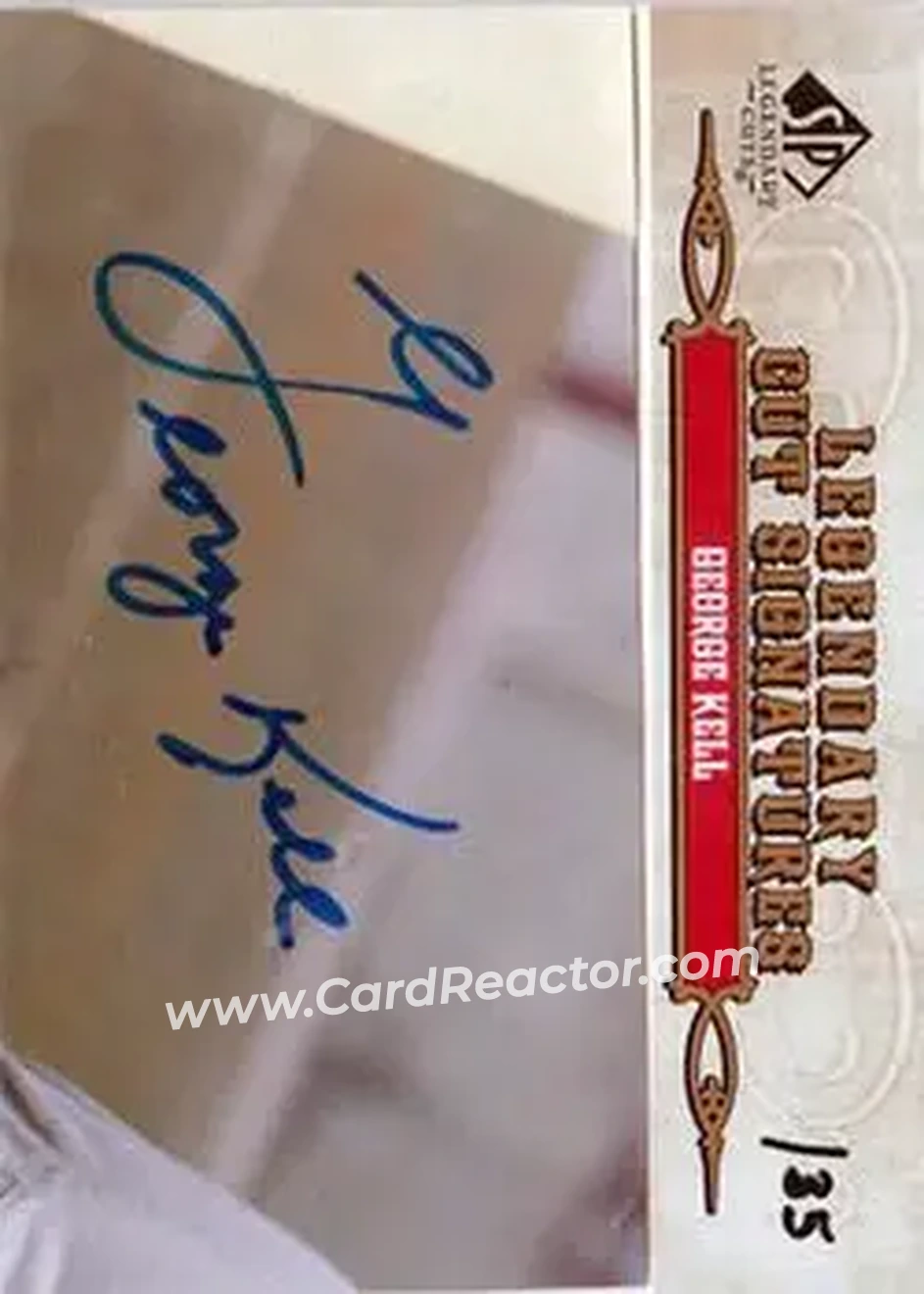 2011 SP Legendary Cuts #77 - George Kell