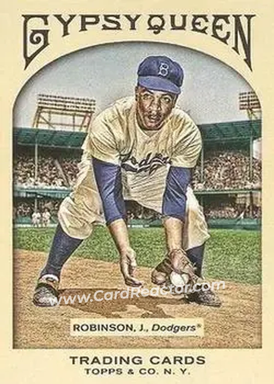 2011 Topps Gypsy Queen #4 - Jackie Robinson - Brooklyn Dodgers