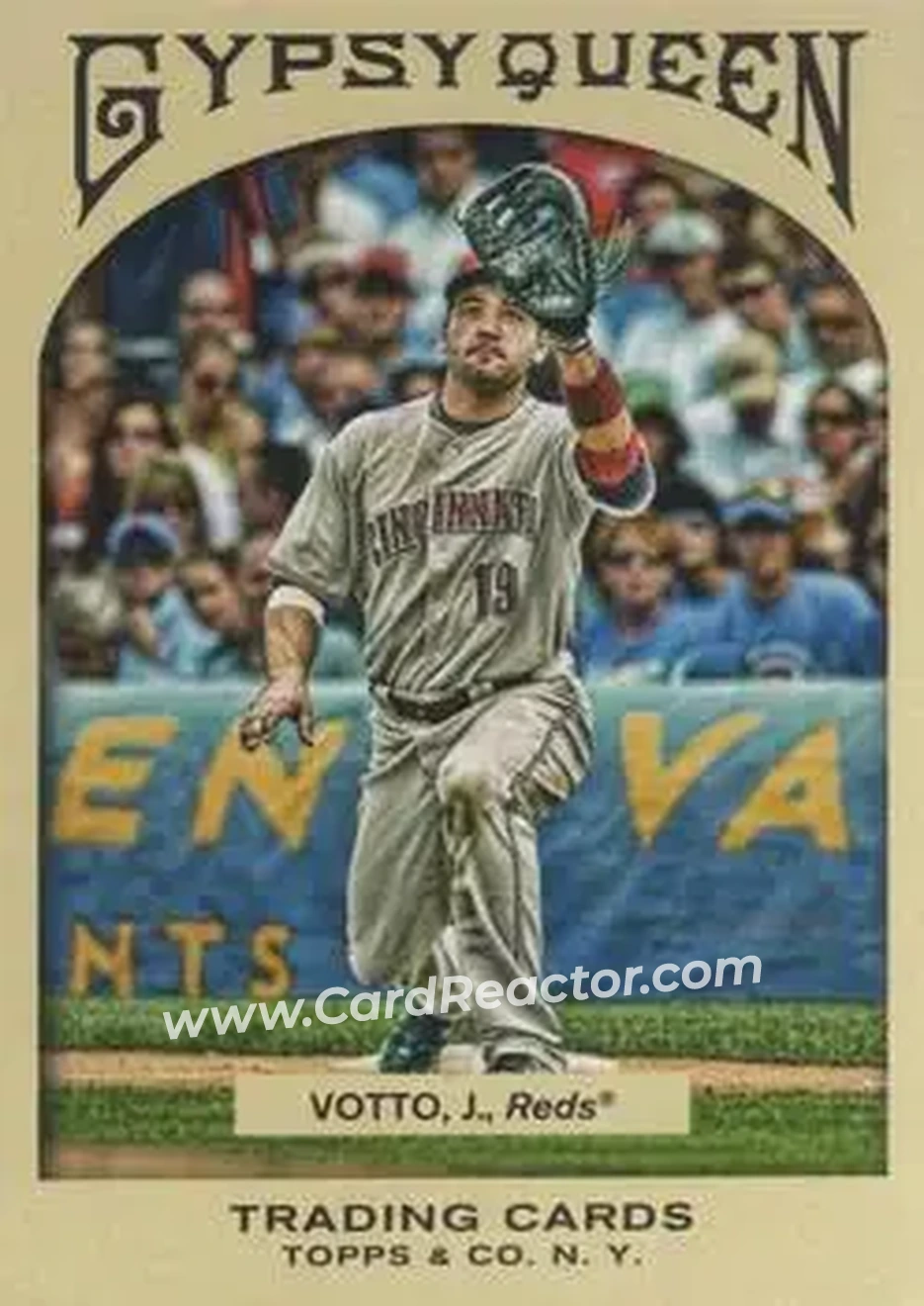2011 Topps Gypsy Queen #13 - Joey Votto - Cincinnati Reds