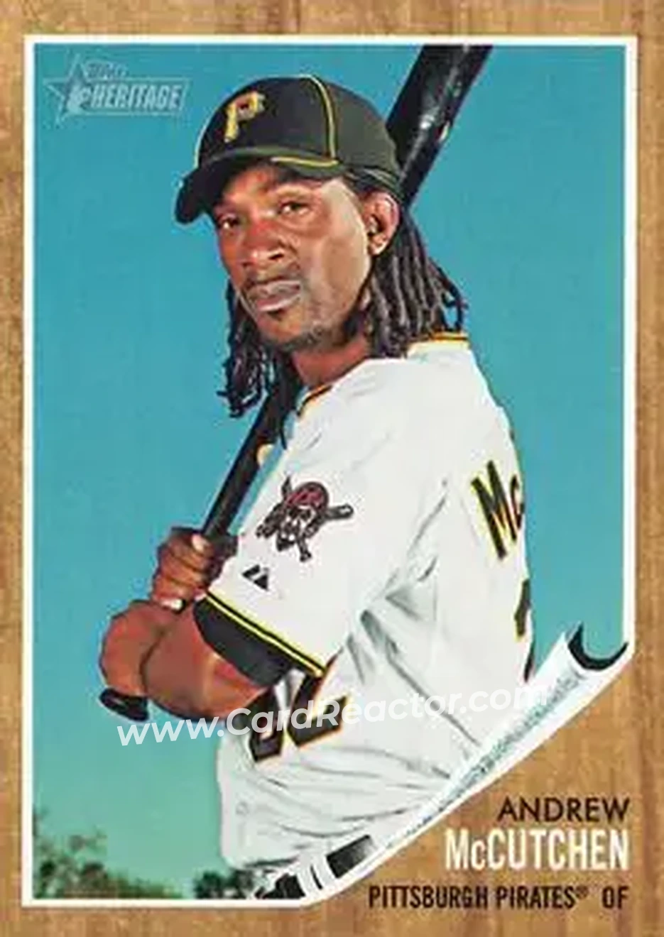 2011 Topps Heritage #10 - Andrew McCutchen - Pittsburgh Pirates