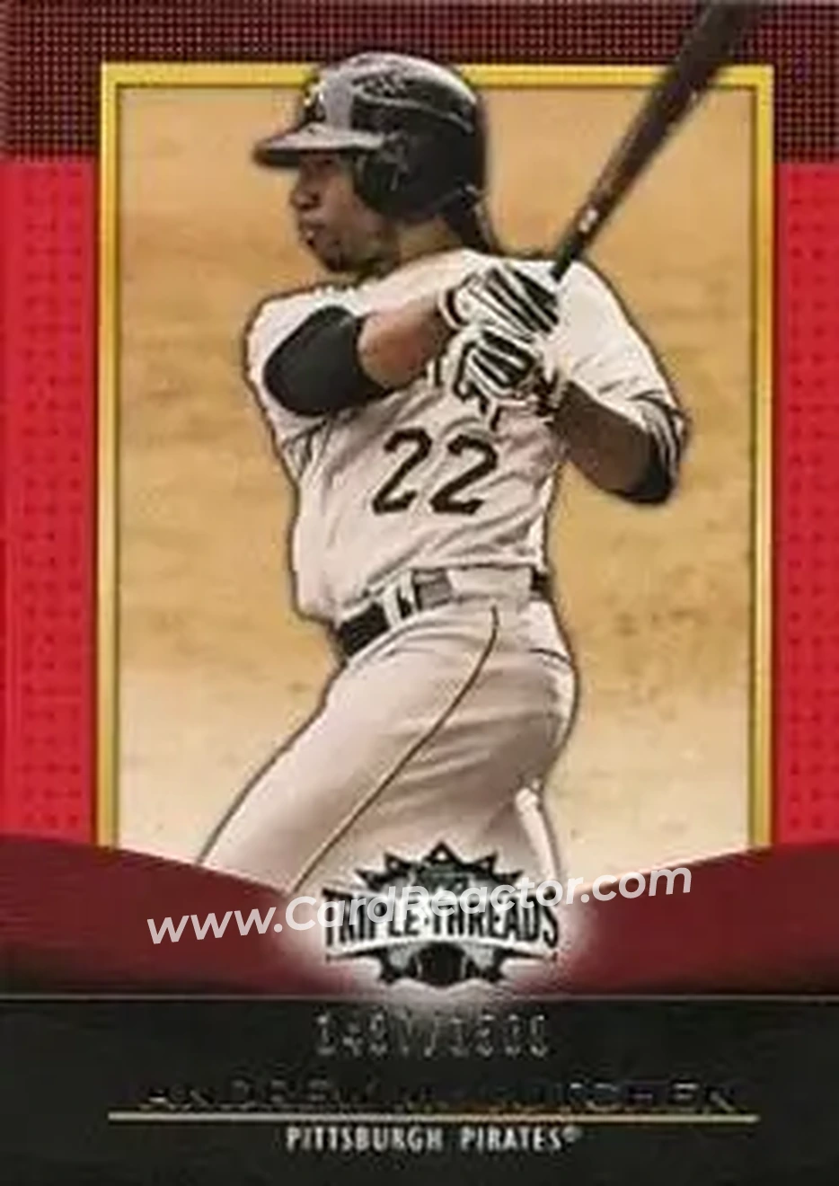 2011 Topps Triple Threads #29 - Andrew McCutchen - Pittsburgh Pirates