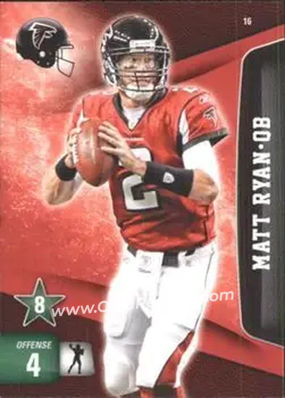 2011 Panini Adrenalyn XL #16 - Matt Ryan - Atlanta Falcons