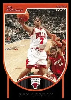 2007-08 Bowman #7 - Ben Gordon - Chicago Bulls