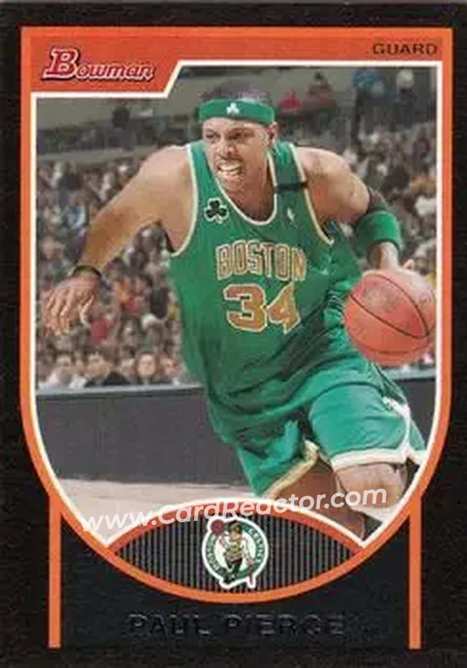 2007-08 Bowman #34 - Paul Pierce - Boston Celtics