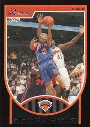 2007-08 Bowman #91 - Stephon Marbury - New York Knicks