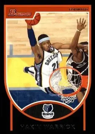 2007-08 Bowman #96 - Hakim Warrick - Memphis Grizzlies