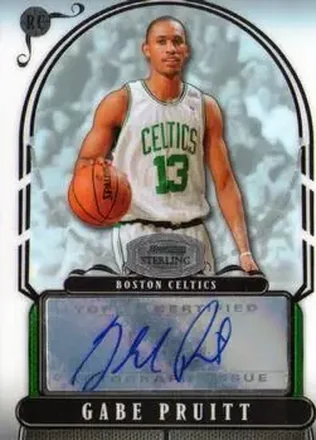 2007-08 Bowman Sterling #GP2 - Gabe Pruitt - Boston Celtics