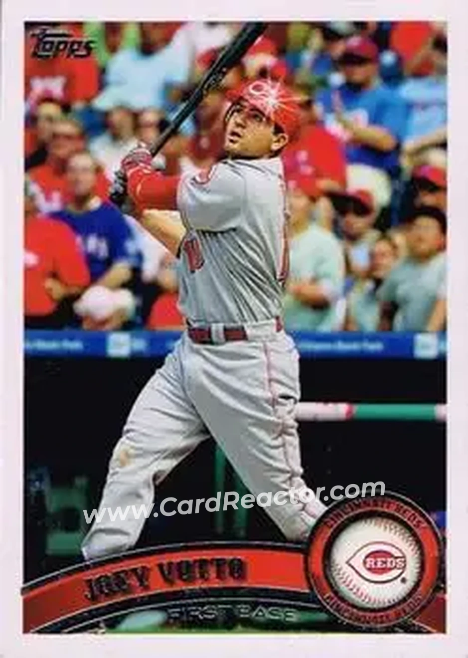 2011 Topps #5b - Joey Votto - Cincinnati Reds
