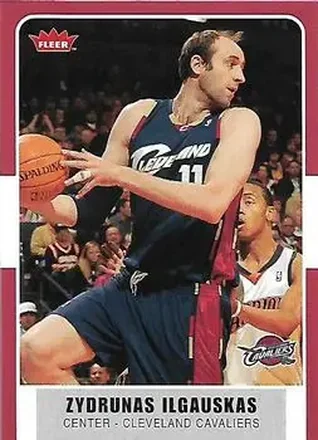 2007-08 Fleer #10 - Zydrunas Ilgauskas - Cleveland Cavaliers