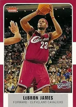 2007-08 Fleer #12 - LeBron James - Cleveland Cavaliers