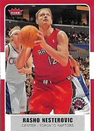 2007-08 Fleer #19 - Rasho Nesterović - Toronto Raptors