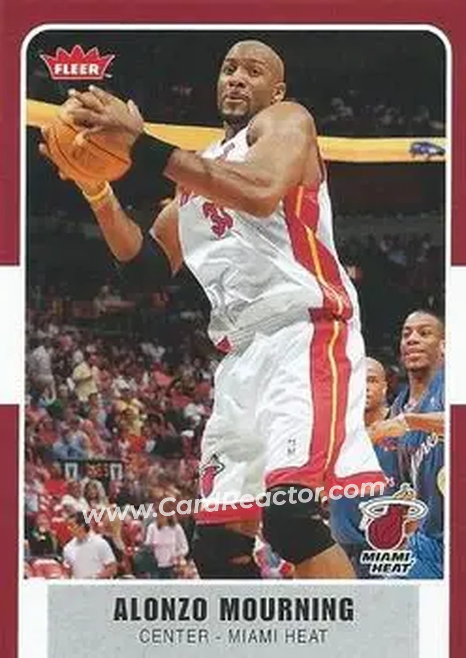 2007-08 Fleer #22 - Alonzo Mourning - Miami Heat