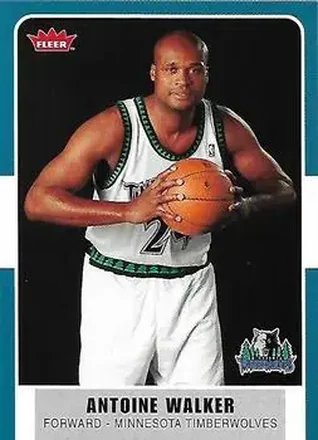 2007-08 Fleer #25 - Antoine Walker - Minnesota Timberwolves