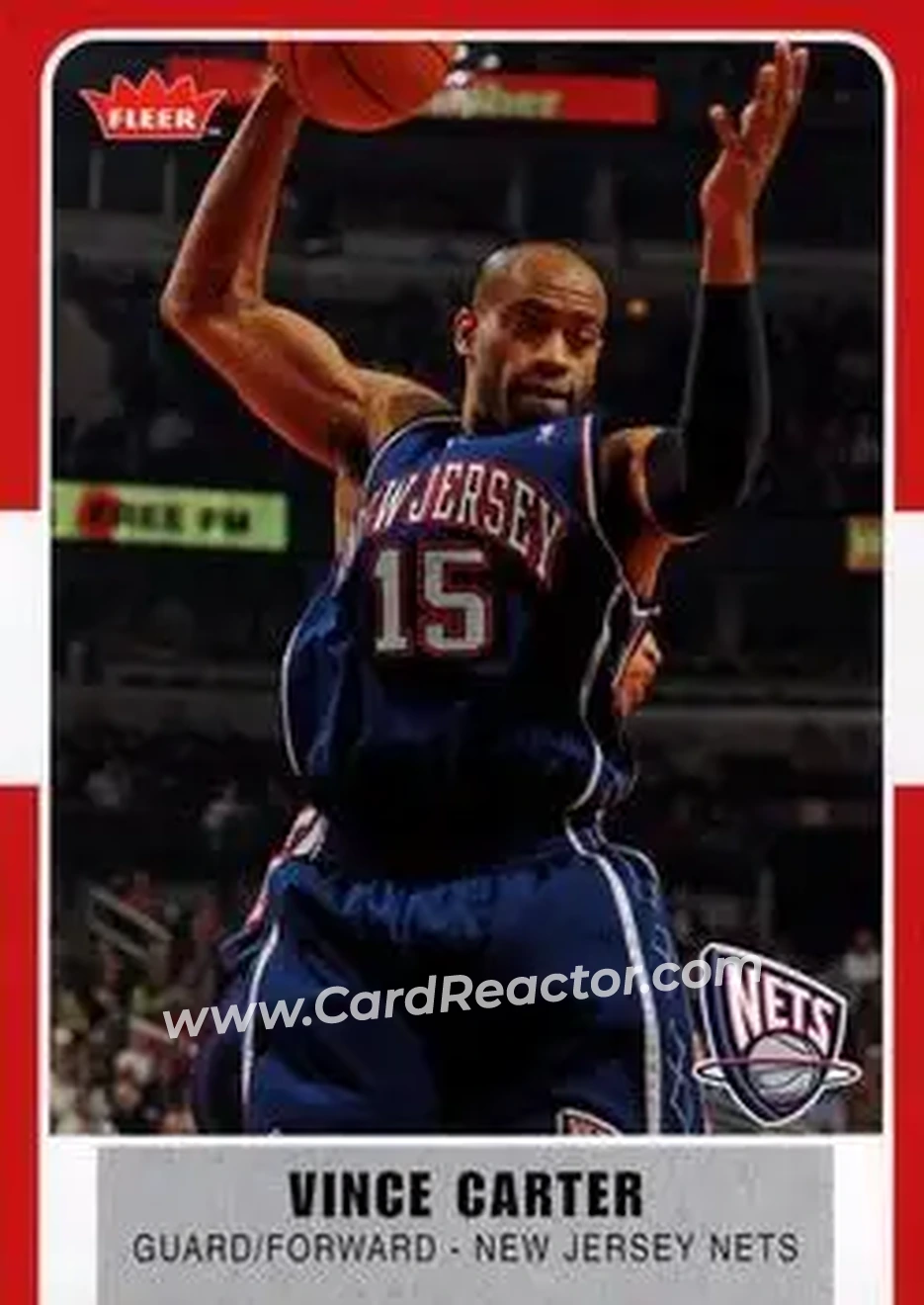 2007-08 Fleer #35 - Vince Carter - New Jersey Nets
