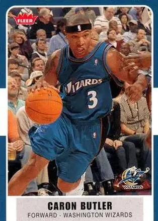 2007-08 Fleer #43 - Caron Butler - Washington Wizards