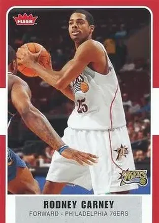 2007-08 Fleer #61 - Rodney Carney - Philadelphia 76ers